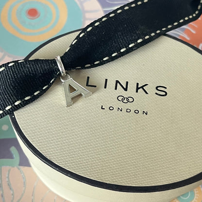 Links of London Sterling Silver Preloved Letter A Charm