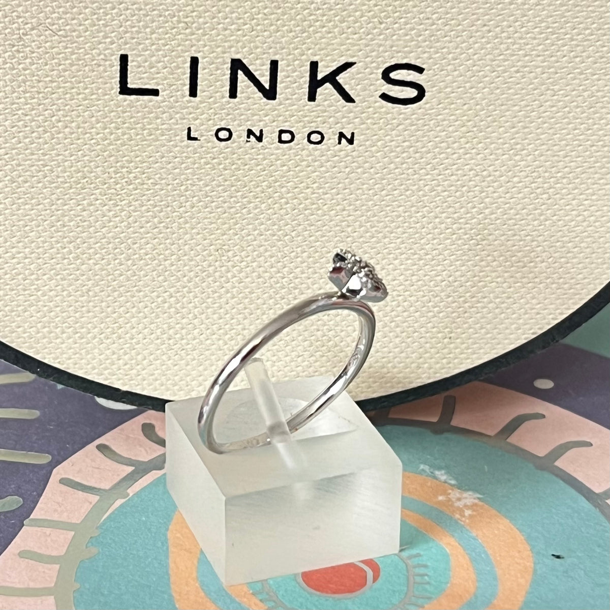 Links of London Essentials Star Crystal Ring Size P
