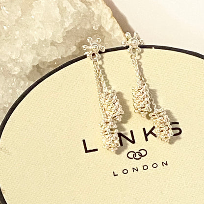 Links of London Sterling Silver  Effervescent Drop Earrings