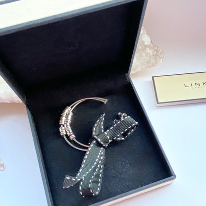 New Links of London Rare All Sorts Hoop Sterling Silver Earrings
