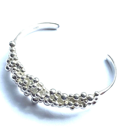 Pre loved Silver Links of London Effervescent Bubble Cuff Bracelet with minor minor