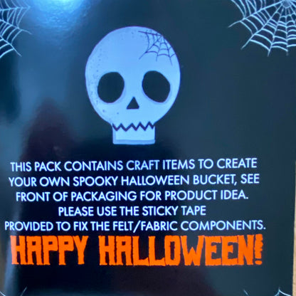 Felt Decorate your own Skeleton Bucket