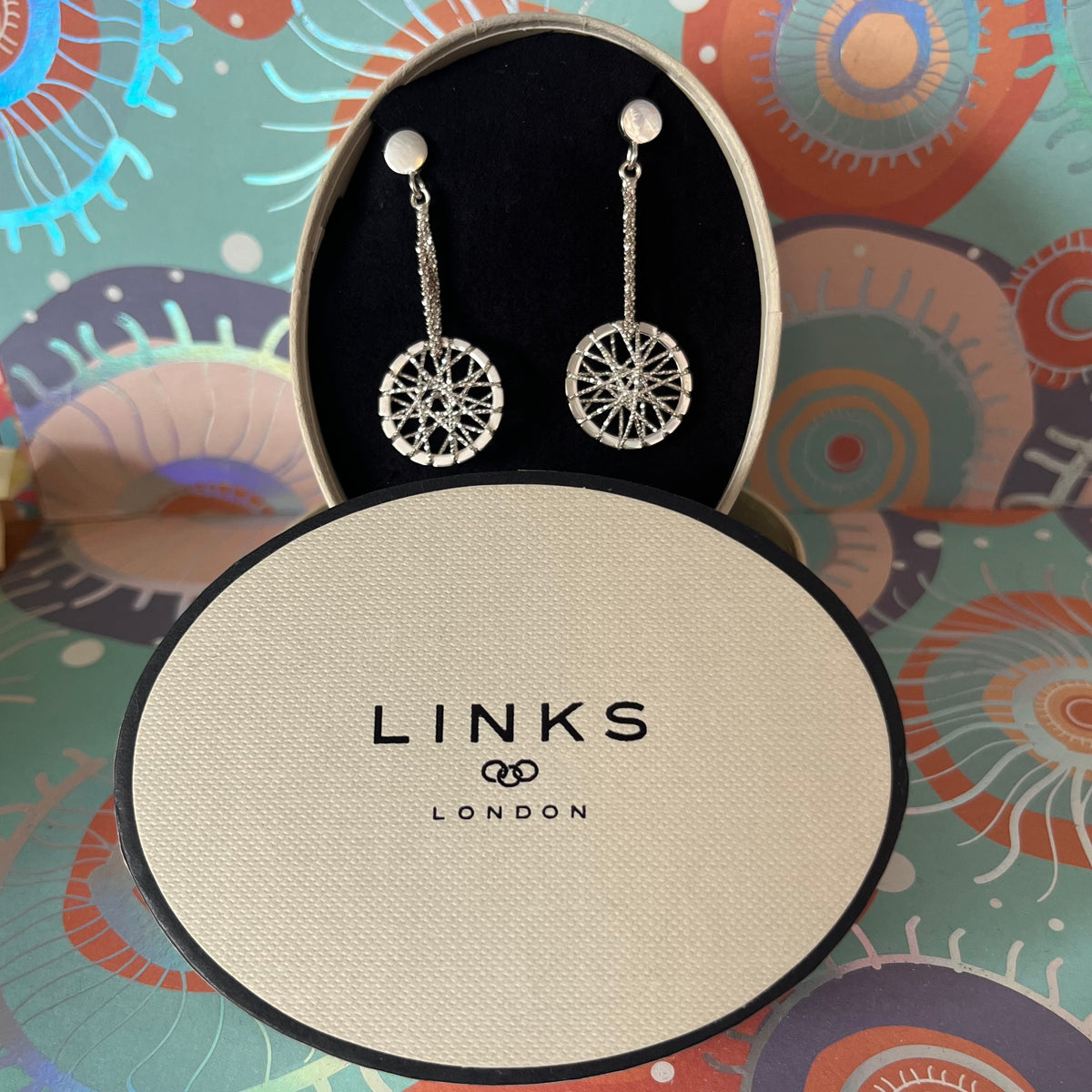 Links of London Sterling Silver Dream Catcher Earrings