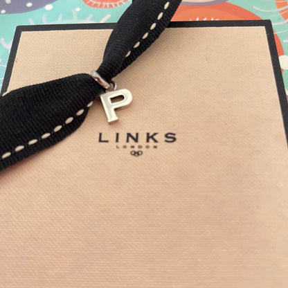 Links of London Sterling Silver Preloved Letter P Charm