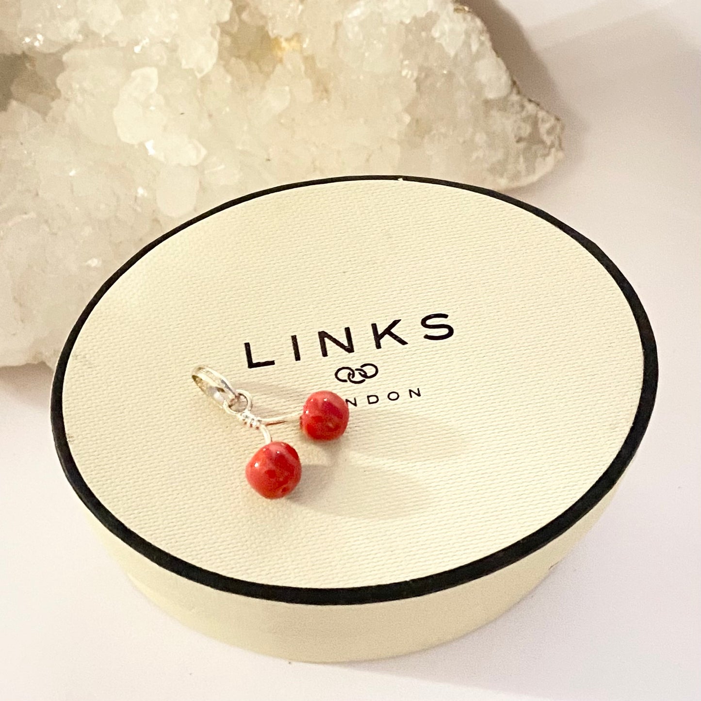 Links of London two Cherry Charm