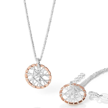 Links of London Sterling Silver, 18kt Gold Vermeil Dream Catcher Necklace