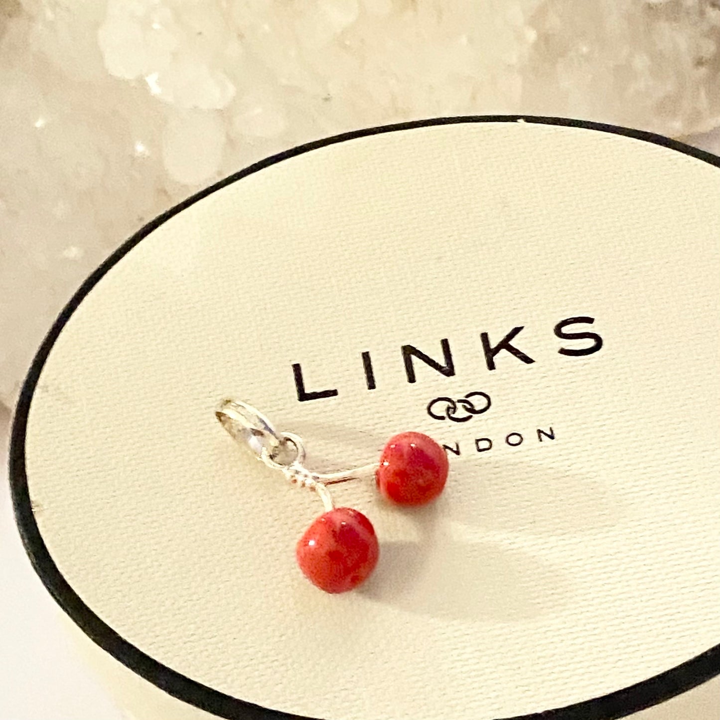 Links of London two Cherry Charm
