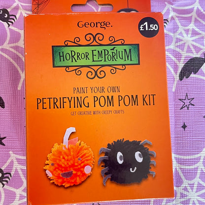 George Horror Emporium make Your Own Petrifying Pom Pom Kit
