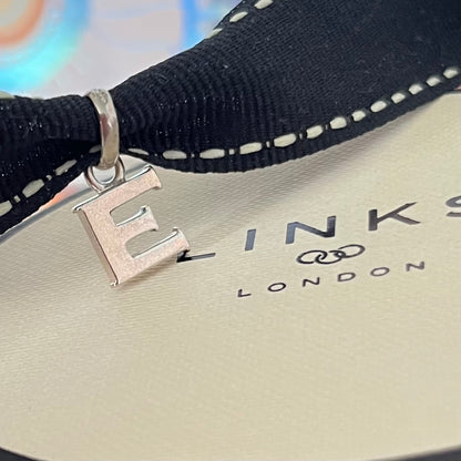 Links of London Sterling Silver Preloved Letter E Charm