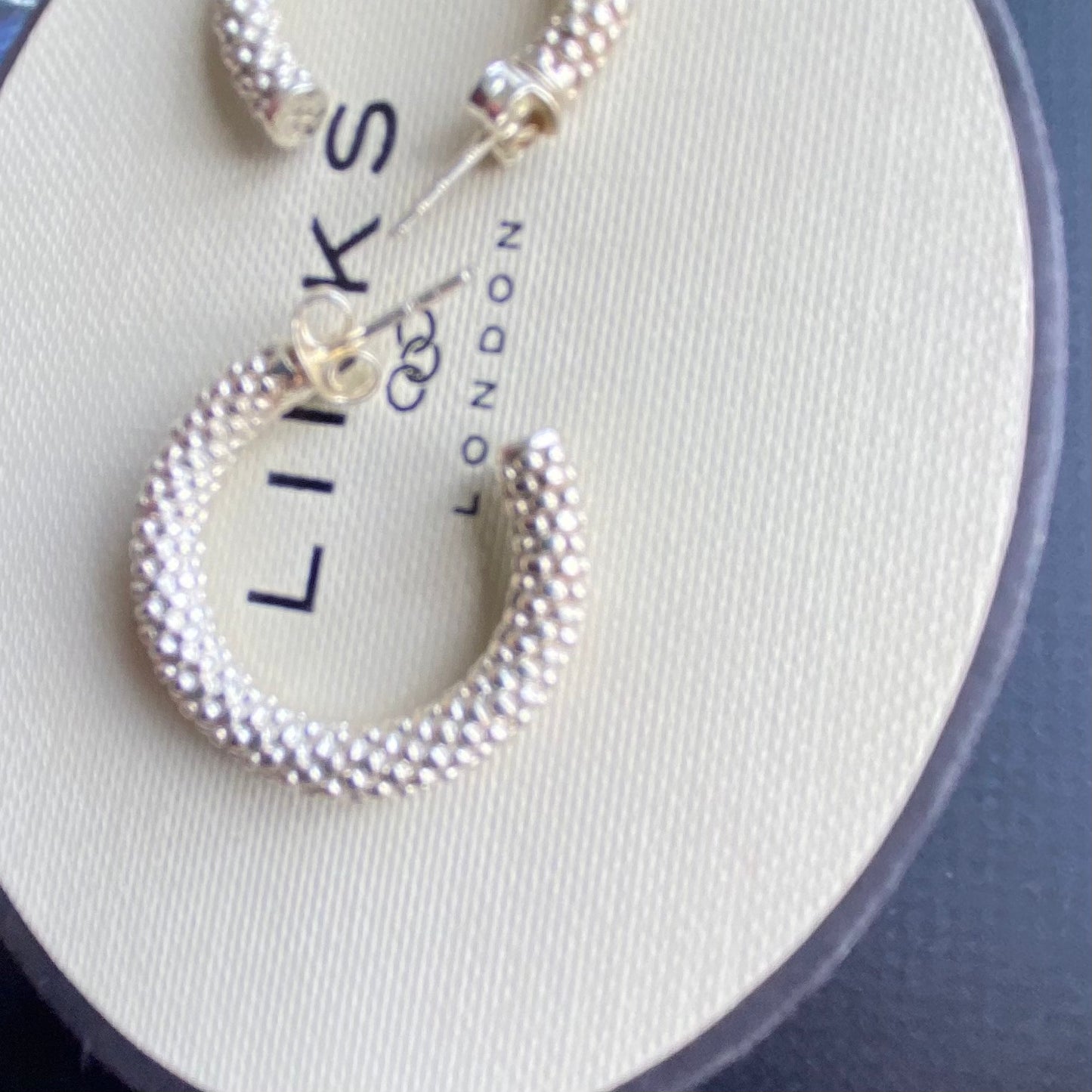 Links of London classic Effervesant  Hoop Earrings