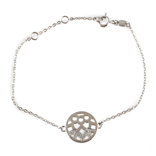 Links of London Sterling Silver Limited Edition Diamond Timeless Bracelet