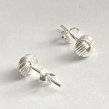 Load image into Gallery viewer, 925 Sterling Silver Knot Earrings
