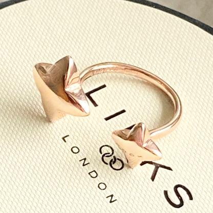 Links of London  Rose Splendour Gold Vermeil Adjustable Ring