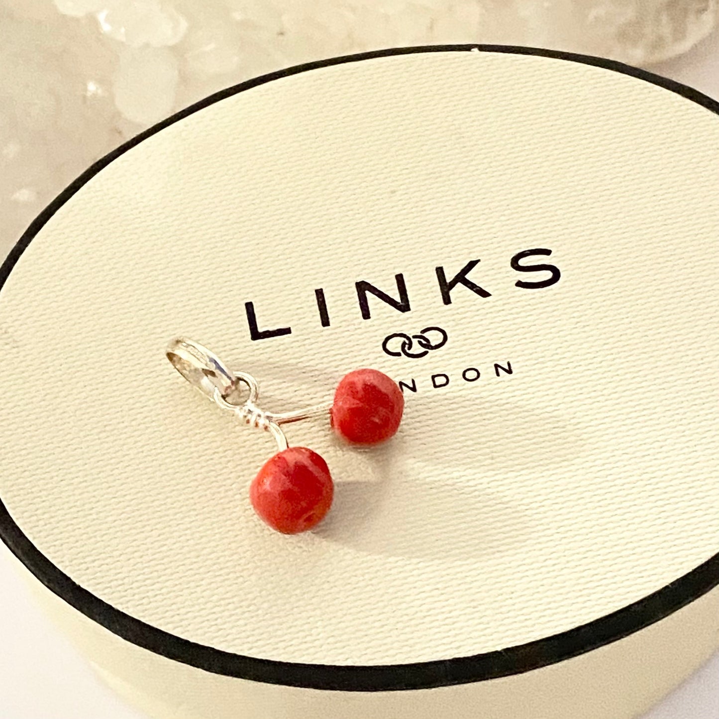 Links of London two Cherry Charm
