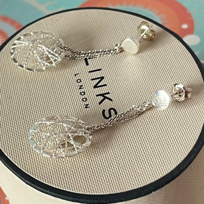 Links of London Sterling Silver Dream Catcher Earrings
