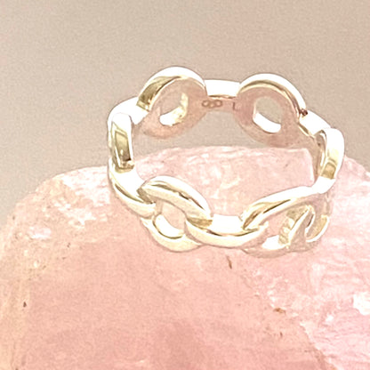 Links of London Sterling Silver Tri Link Ring