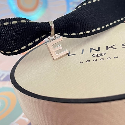 Links of London Sterling Silver Preloved Letter E Charm