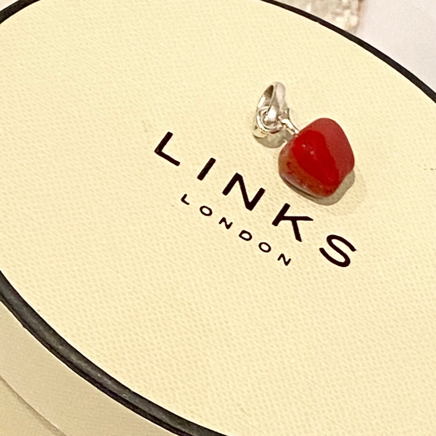 Links of London Red Apple Charm