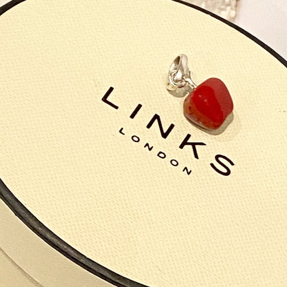 Links of London Red Apple Charm
