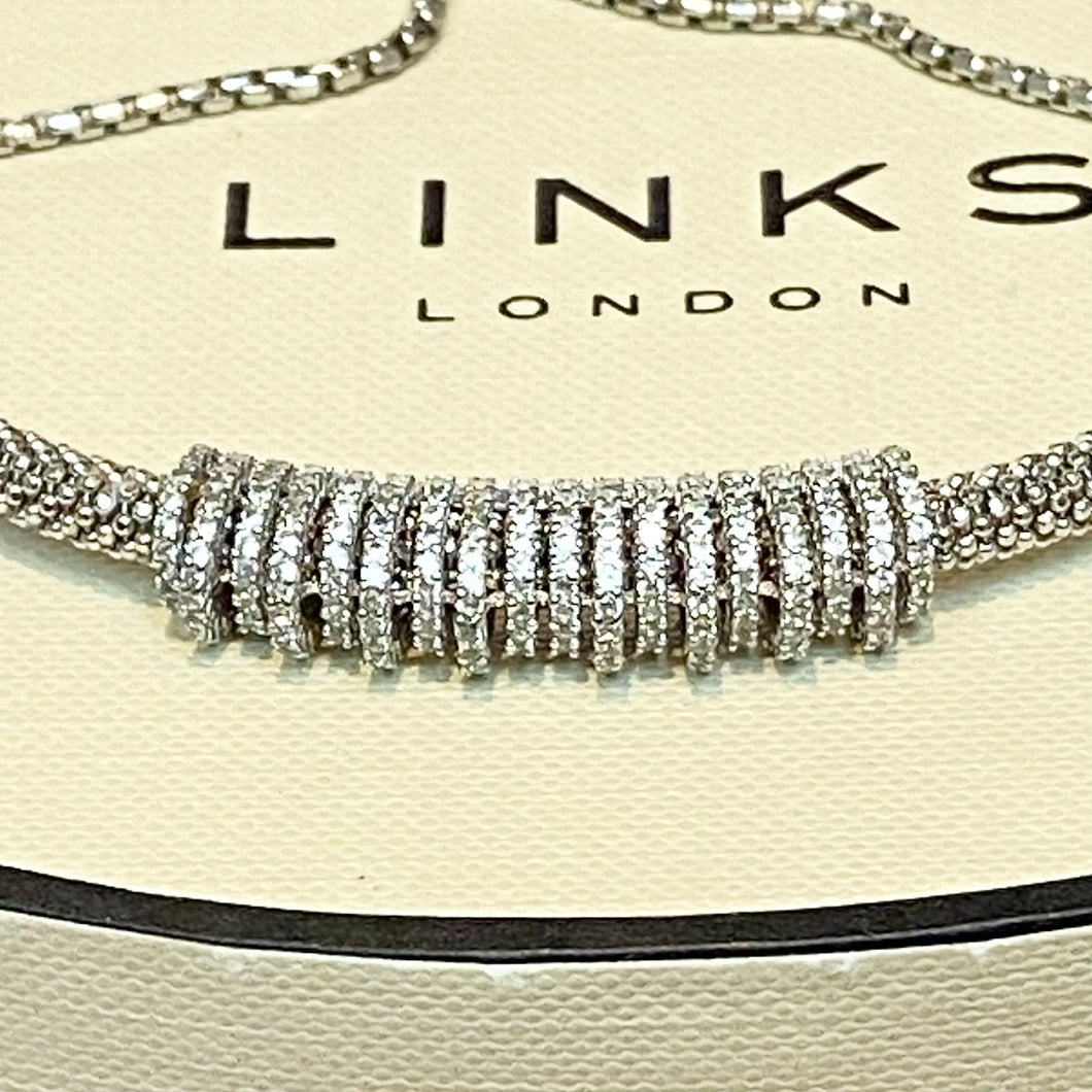 Links of London Sterling Silver Starlight Crown Bracelet with toggle