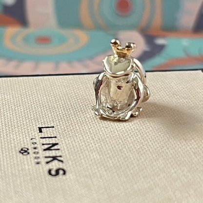 Links of London Sterling Silver Frog Prince Charm with 18K Vermeil gold crown. Be the first to gift this.