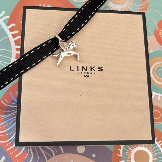 Rare Pegasus Charm crafted from Sterling Silver, by the Iconic Links of London Designers