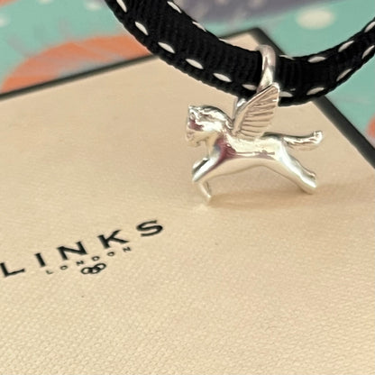 Rare Pegasus Charm crafted from Sterling Silver, by the Iconic Links of London Designers