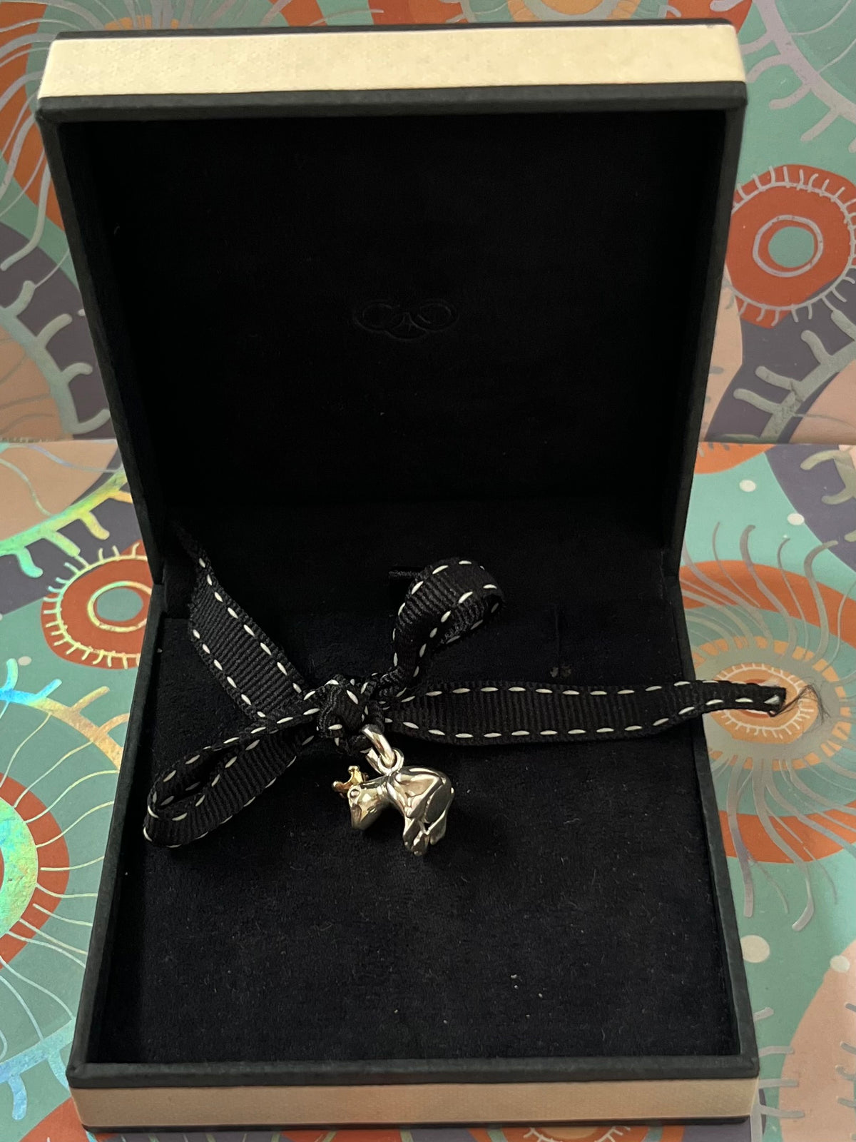 Links of London Sterling Silver Frog Prince Charm with 18K Vermeil gold crown. Be the first to gift this.