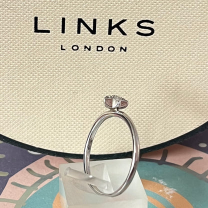 Links of London Essentials Star Crystal Ring Size P