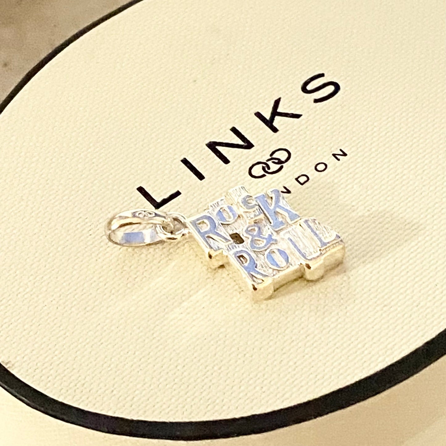 Sterling Silver Links of London Rock  & Roll Charm