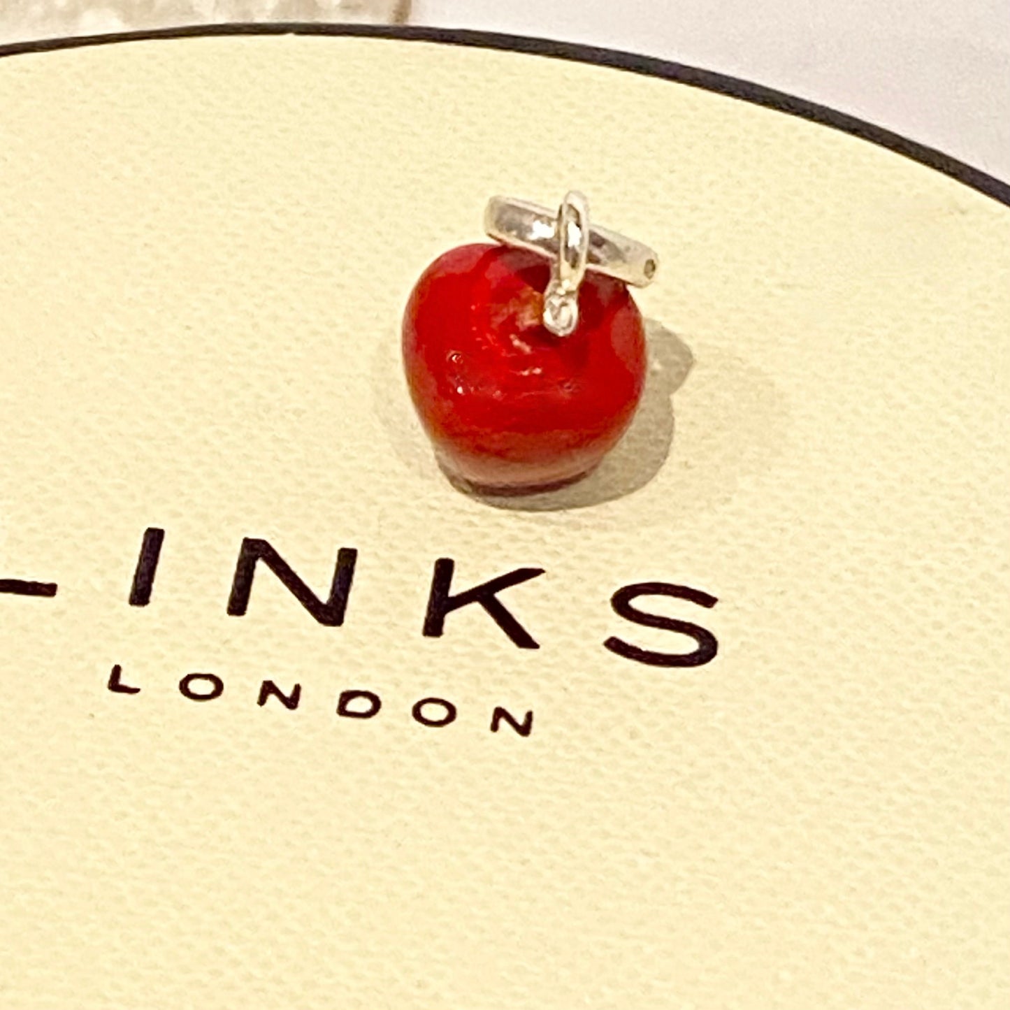 Links of London Red Apple Charm