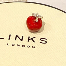 Load image into Gallery viewer, Links of London Sterling Silver Red Apple Charm
