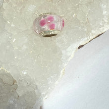 Load image into Gallery viewer, Pink and White Love Links Bead Branded Charm
