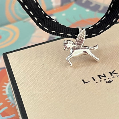 Rare Pegasus Charm crafted from Sterling Silver, by the Iconic Links of London Designers
