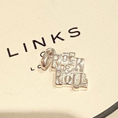 Sterling Silver Links of London Rock  & Roll Charm