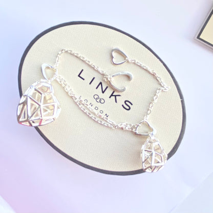 Links of London Flutter and Wow Sterling Silver Bracelet
