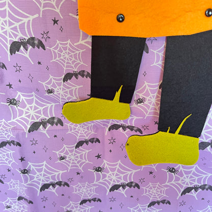 Felt Creepy Frankenstein's monster, created from cut-out felt Hanging Decoration