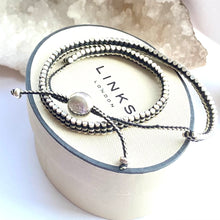 Load image into Gallery viewer, Links of London Double Wrap Friendship  Silver Bracelet
