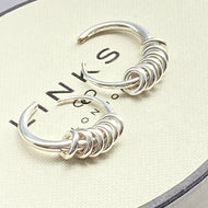 Links of London Sterling Silver Sweetie Hoop Silver Earrings