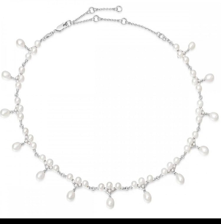 Links of London Silver and pearl Orbs Caraibes Choker
