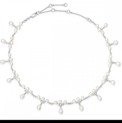 Links of London Silver and pearl Orbs Caraibes Choker