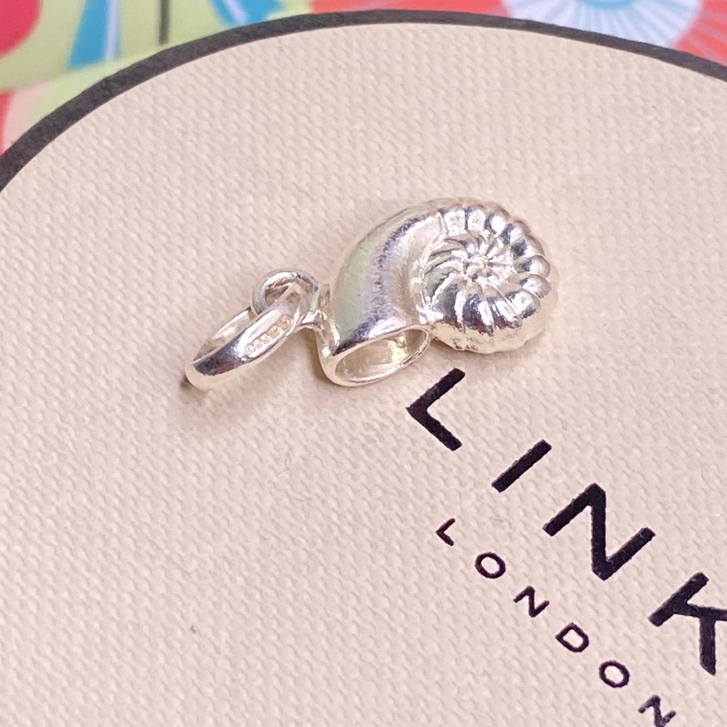 Sterling Silver Hallmarked Links of London Ammonite Charm