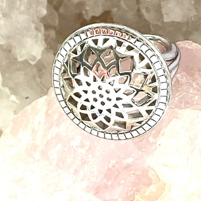 Authentic Links of London Sterling Silver Timeless Domed Ring
