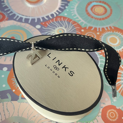 Links of London Sterling Silver Preloved  21st  Birthday Charm with a lovely 21st Glass