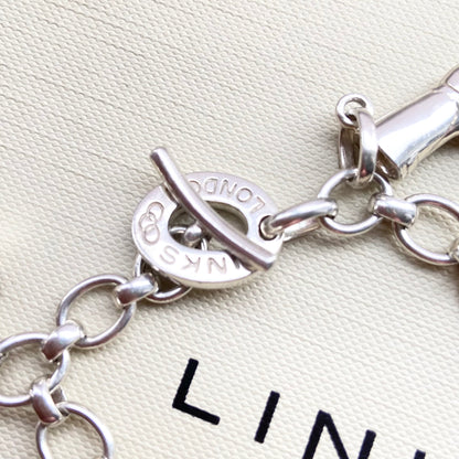 Links of London  Very rare Sterling Silver Bracelet including the charms preloved