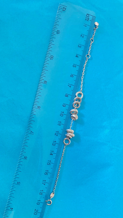Authentic Sterling Silver Links of London Bracelet with Sweetie beads