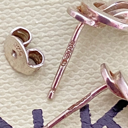 Authentic Links of London Sterling Silver Love Knot Earrings