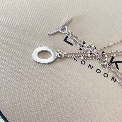 Links of London  Multi Strand Rain dance Necklace with Tassel
