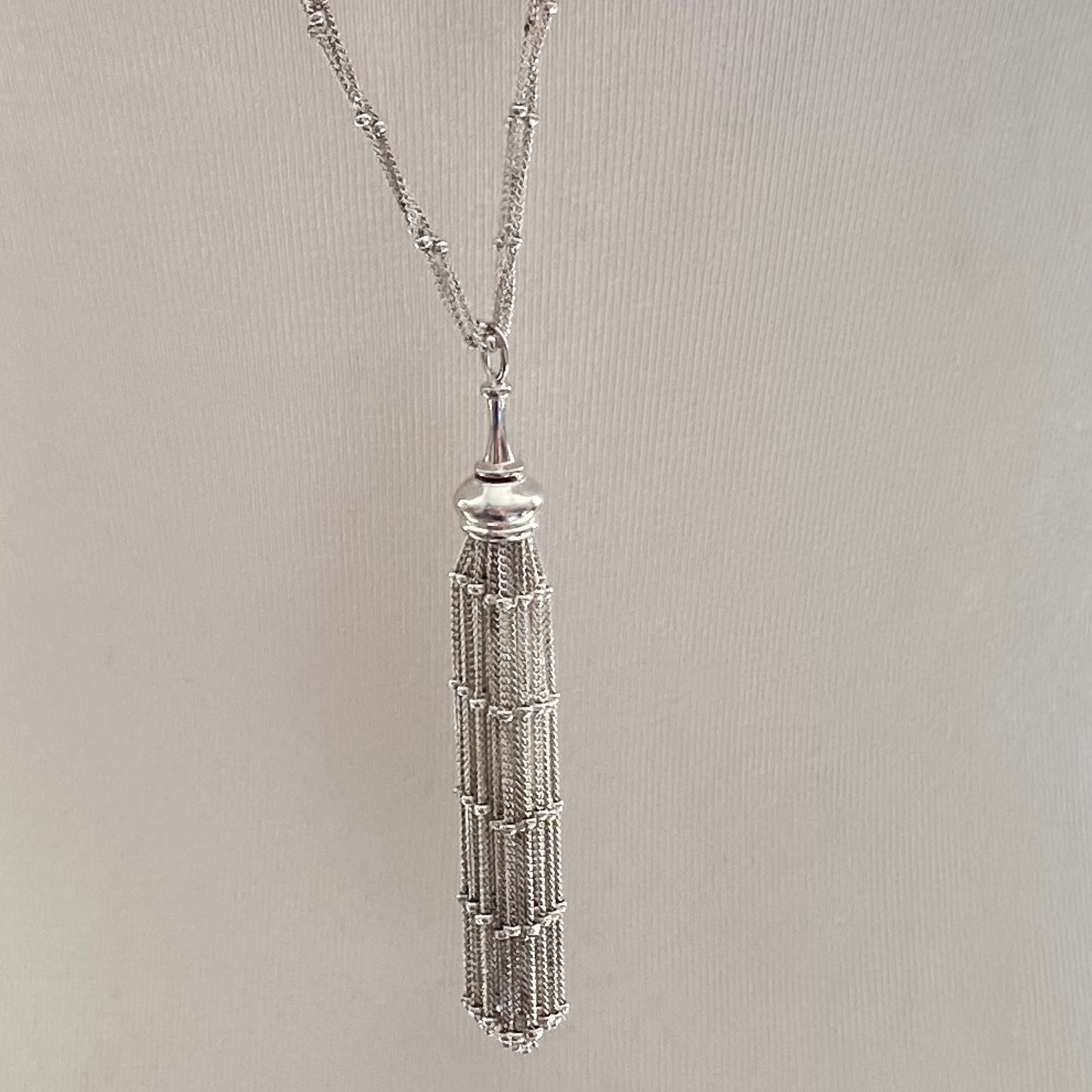 Links of London  Multi Strand Rain dance Necklace with Tassel