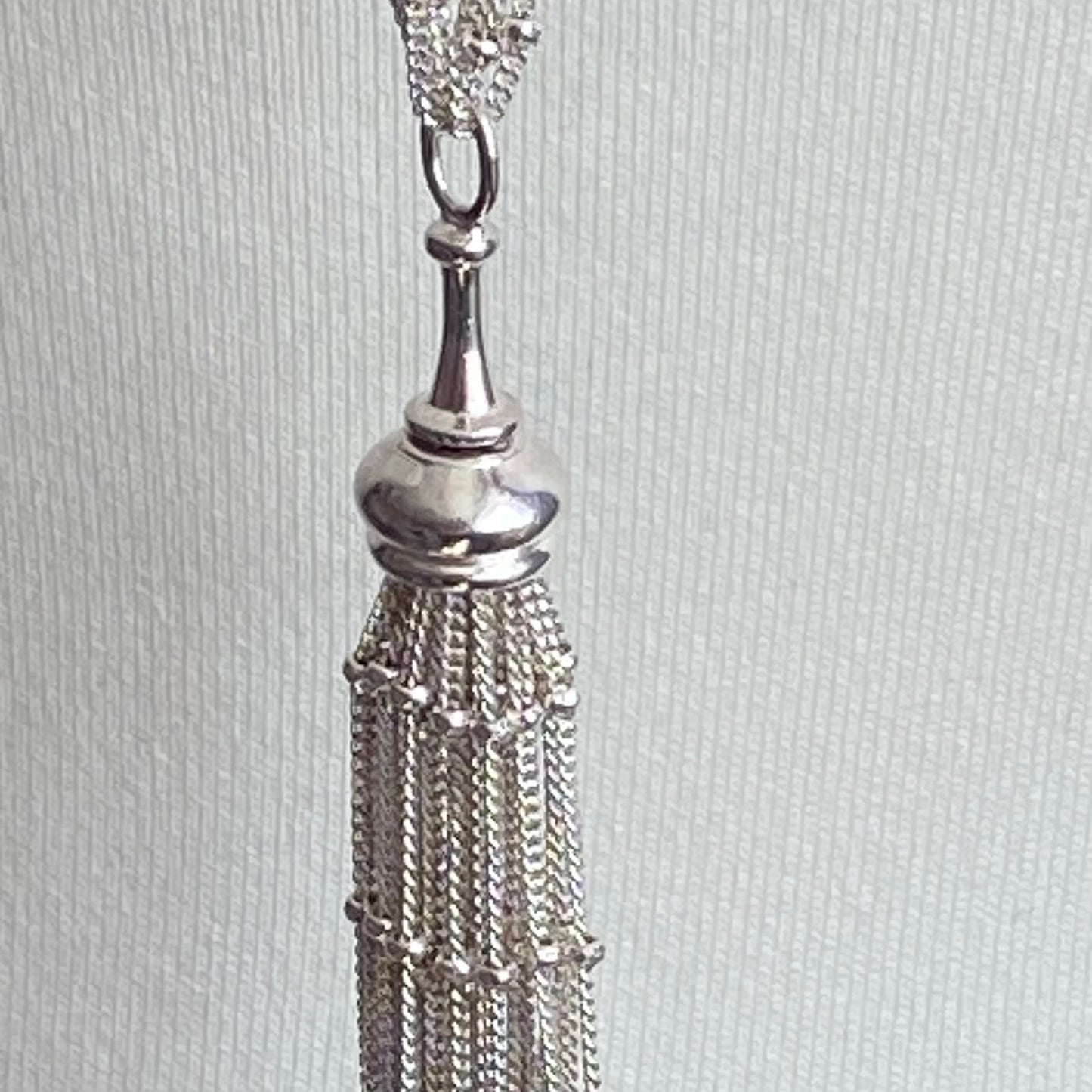 Links of London  Multi Strand Rain dance Necklace with Tassel